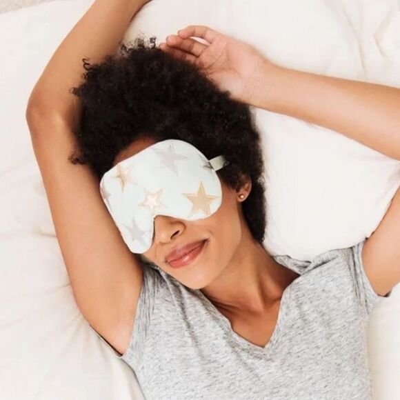 New Free People Metallic Star Eye Mask - Picture 3 of 5